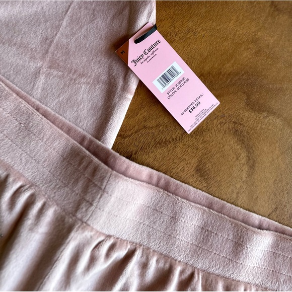 Juicy Couture Velour Pajama Set Coco Kiss - Picture 4 of 7